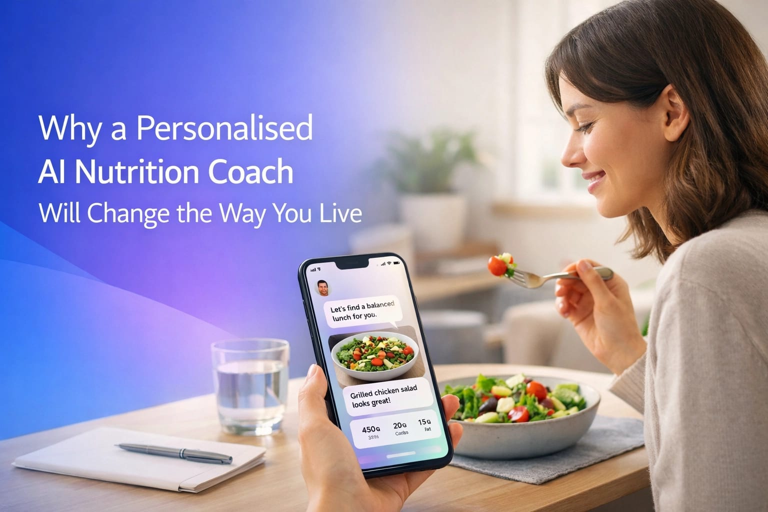 Personalised AI coaching for nutrition and fitness