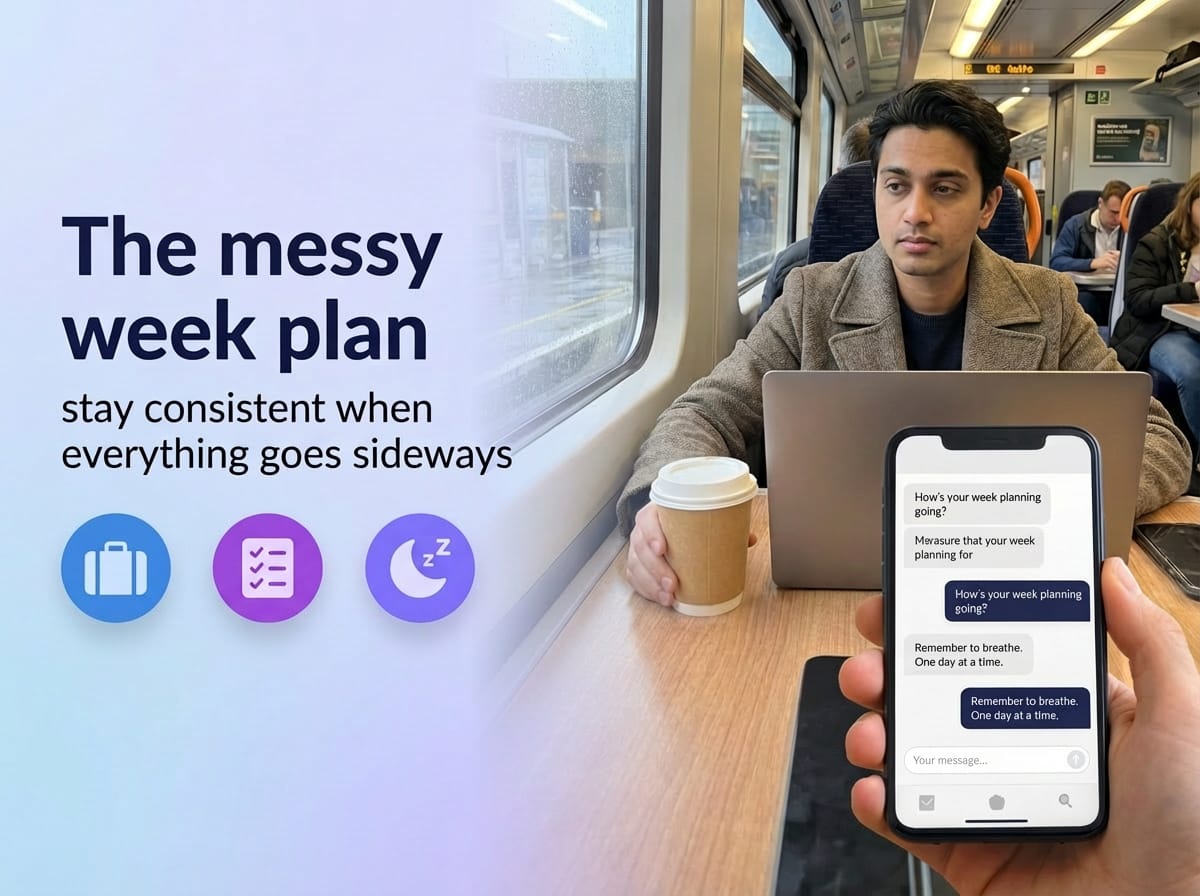 The “Messy Week” Plan: How to Stay on Track When Everything Goes Sideways