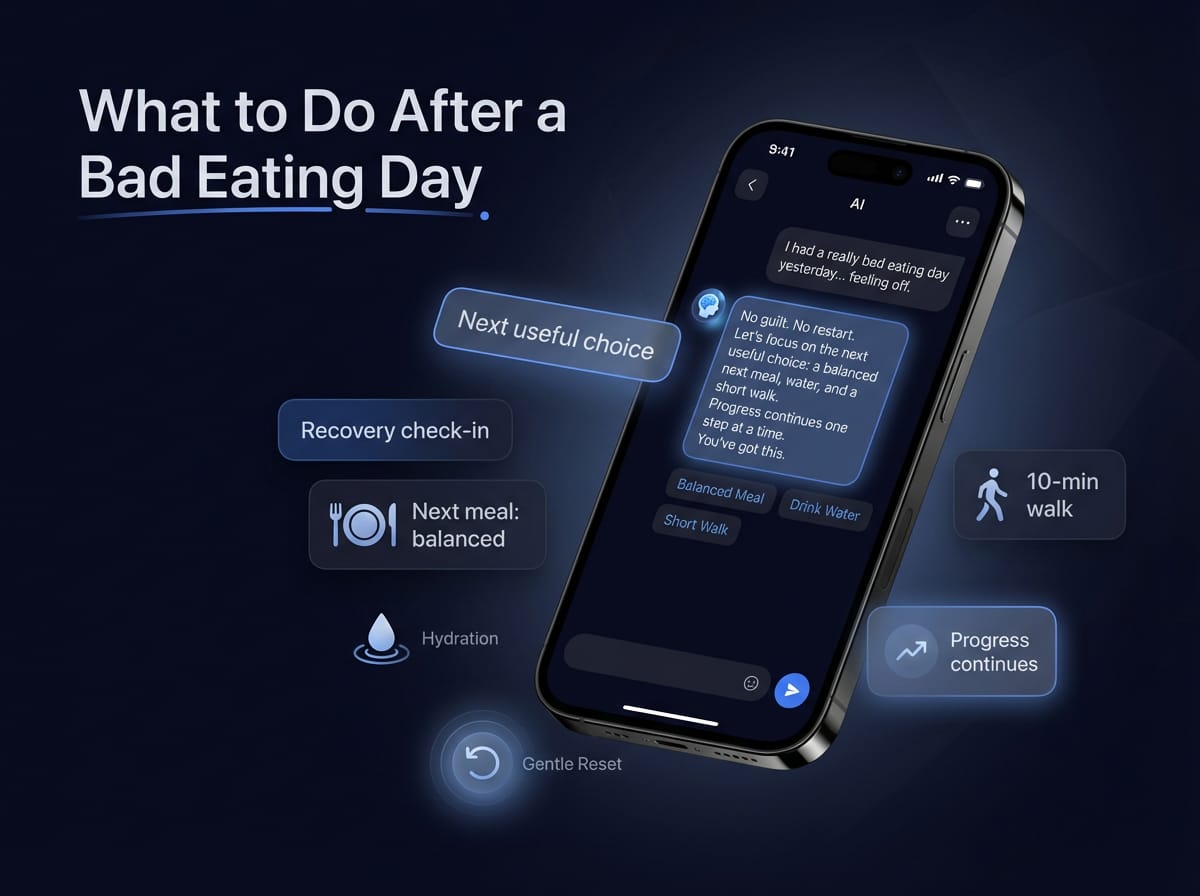 What to Do After a Bad Eating Day Without Starting Over